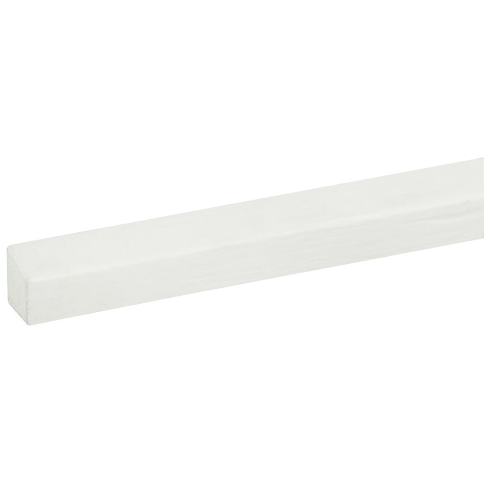 Glaslat DH01 Hardhout Wit Gegrond 17x15x4000mm FSC Mix 70%-899742