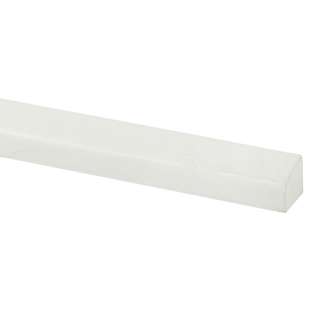 Glaslat DH02 Hardhout Wit Gegrond 17x19x4000mm FSC Mix 70%-899746