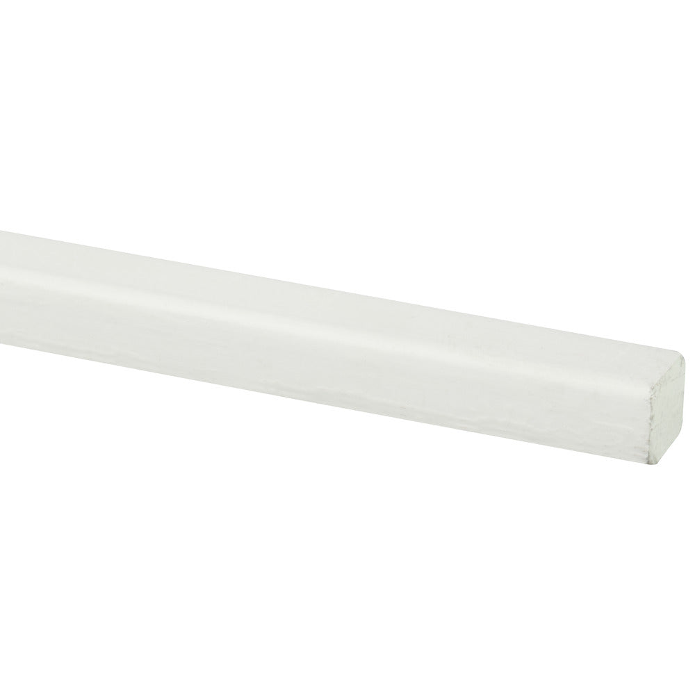 Glaslat DH21 Hardhout Wit Gegrond 17x17x4000mm FSC Mix 70%-899747