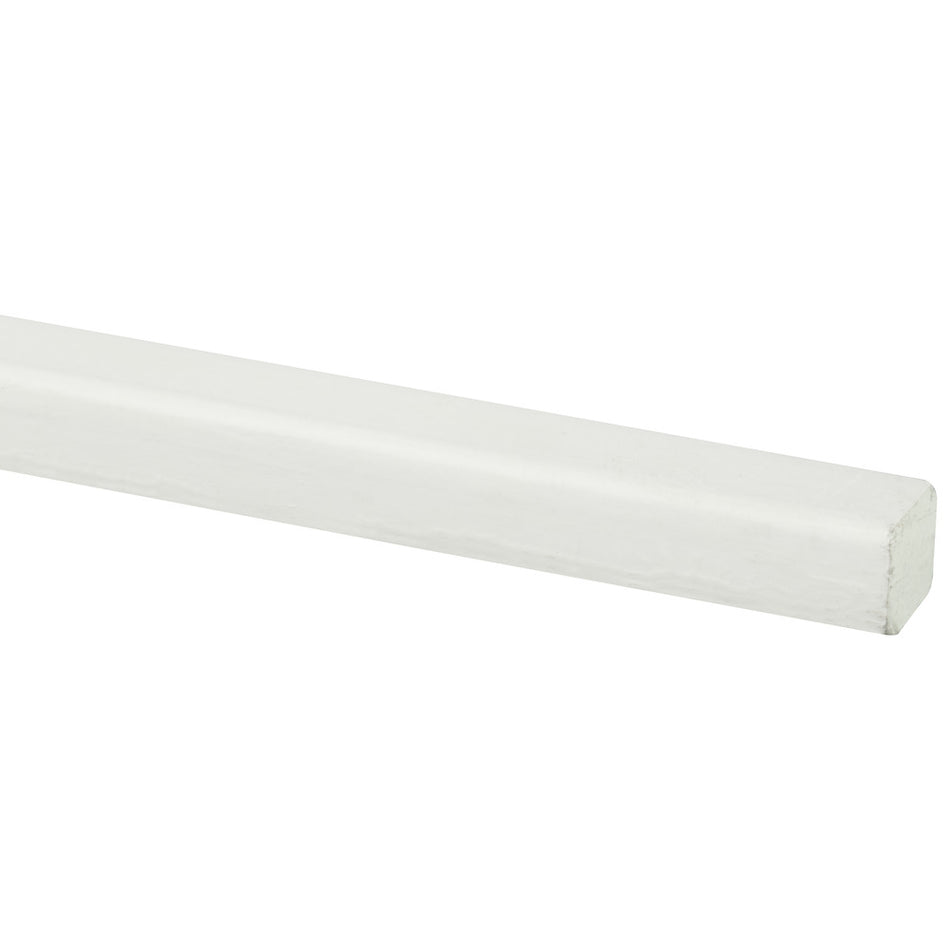 Glaslat DH21 Hardhout Wit Gegrond 17x17x4000mm FSC Mix 70%-899747