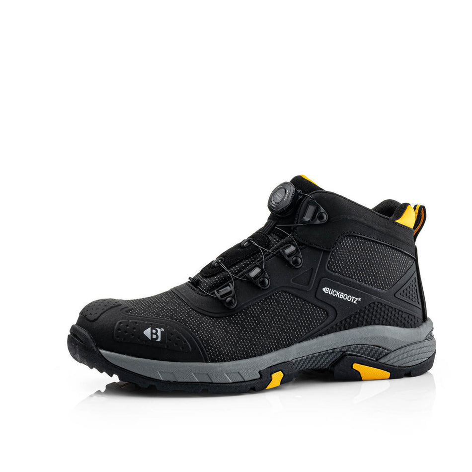 Buckbootz Werkschoenen Tradez Wheelz S1PS/SC/FO/SR/ESD Middelhoog Zwart-908399