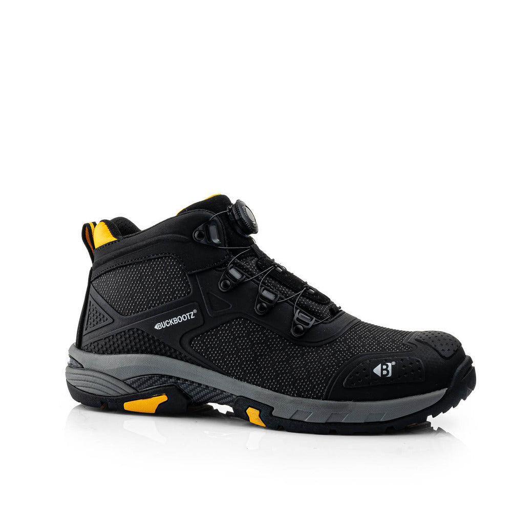 Buckbootz Werkschoenen Tradez Wheelz S1PS/SC/FO/SR/ESD Middelhoog Zwart-908400