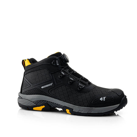 Buckbootz Werkschoenen Tradez Wheelz S1PS/SC/FO/SR/ESD Middelhoog Zwart-908400