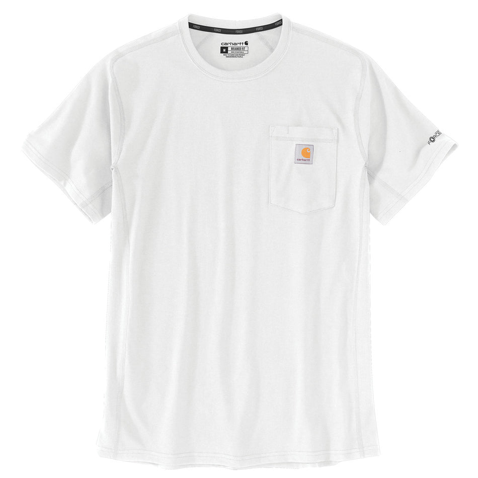 Carhartt Force Pocket S/S T-Shirt Wit-911934