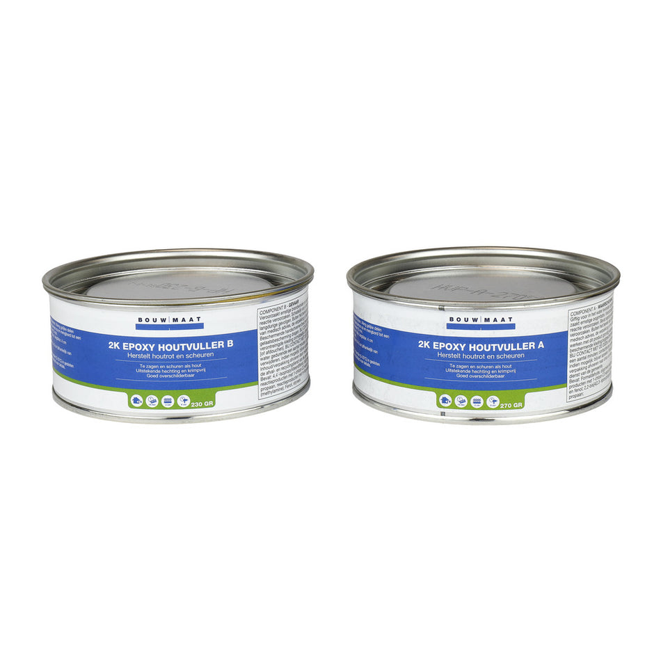 Bouwmaat 2K Epoxy Houtvuller Set 500gr-912894
