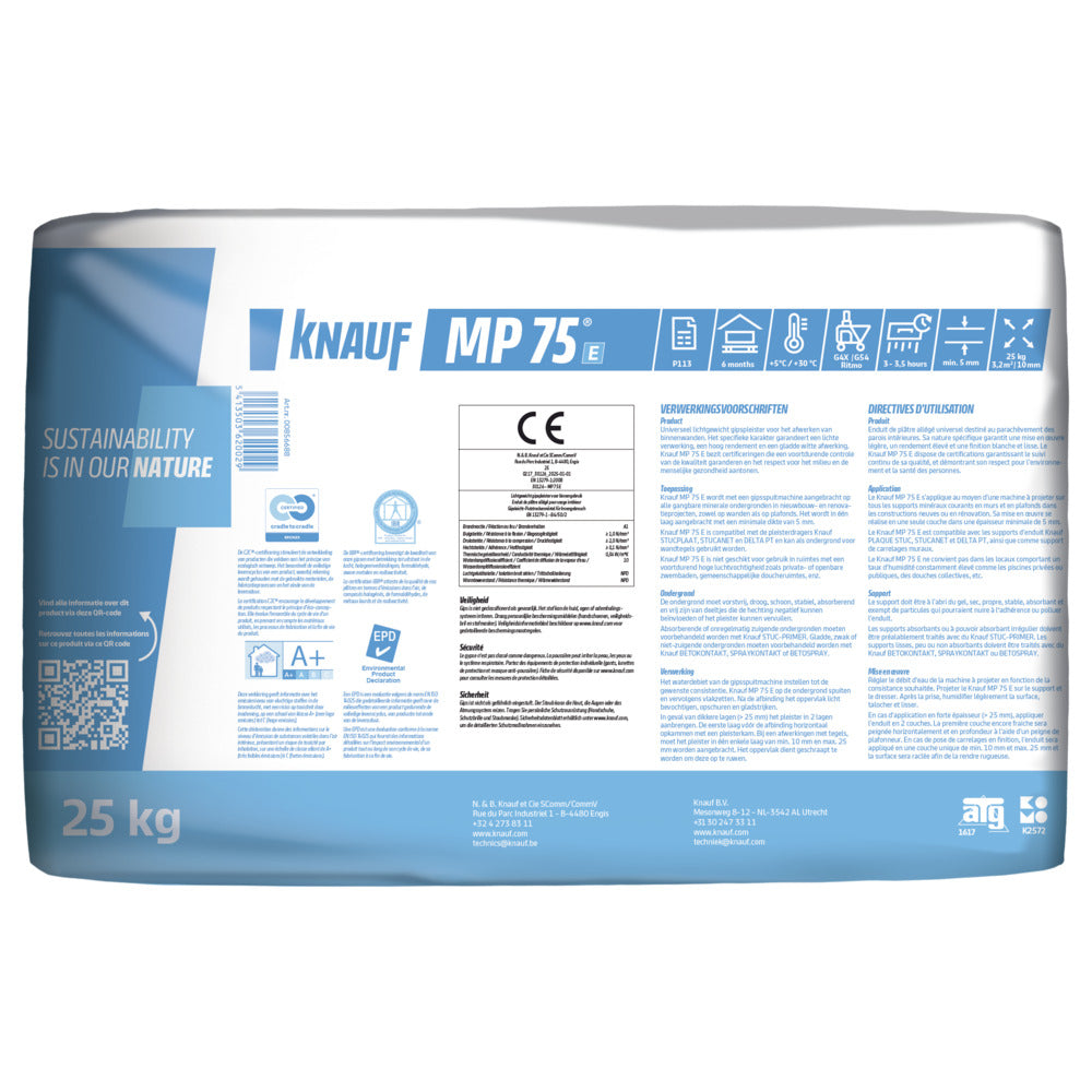 Knauf Machinepleister MP75 E 25kg-913512