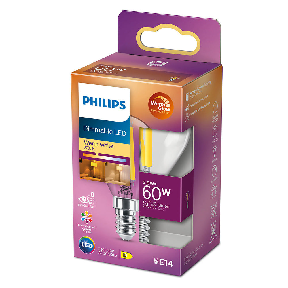 Philips LED Lamp 60W E14-914819