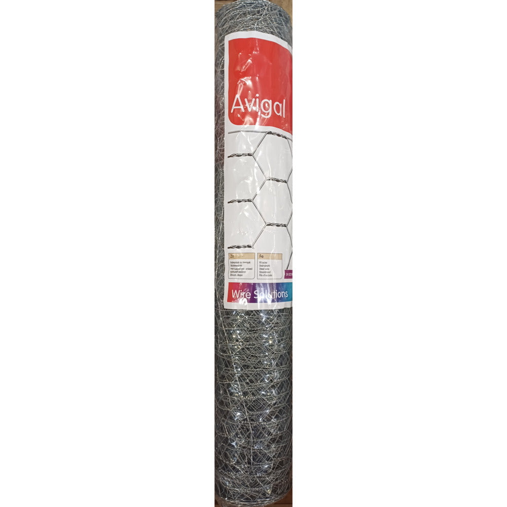 Kippengaas Zeskant Verzinkt 25mmx0,8x50cm 10m-916963