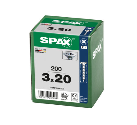 SPAX Universele Schroef Verzinkt VK Voldraad 200st-918455