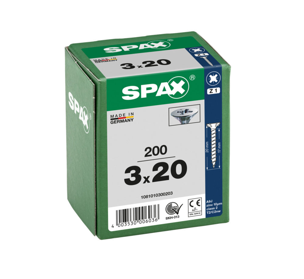 SPAX Universele Schroef Verzinkt VK Voldraad 200st-918455