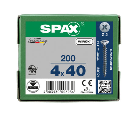 SPAX Universele Schroef Verzinkt VK Voldraad 200st-918471