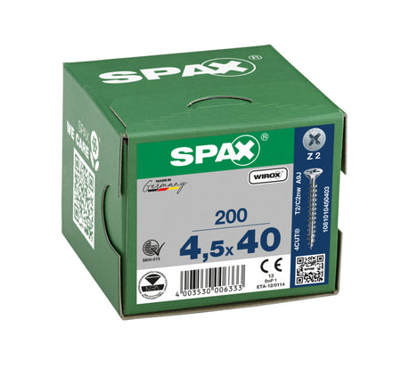 SPAX Universele Schroef Verzinkt VK Voldraad 200st-918480