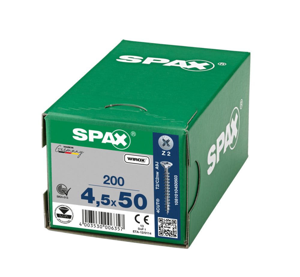 SPAX Universele Schroef Verzinkt VK Voldraad 200st-918482