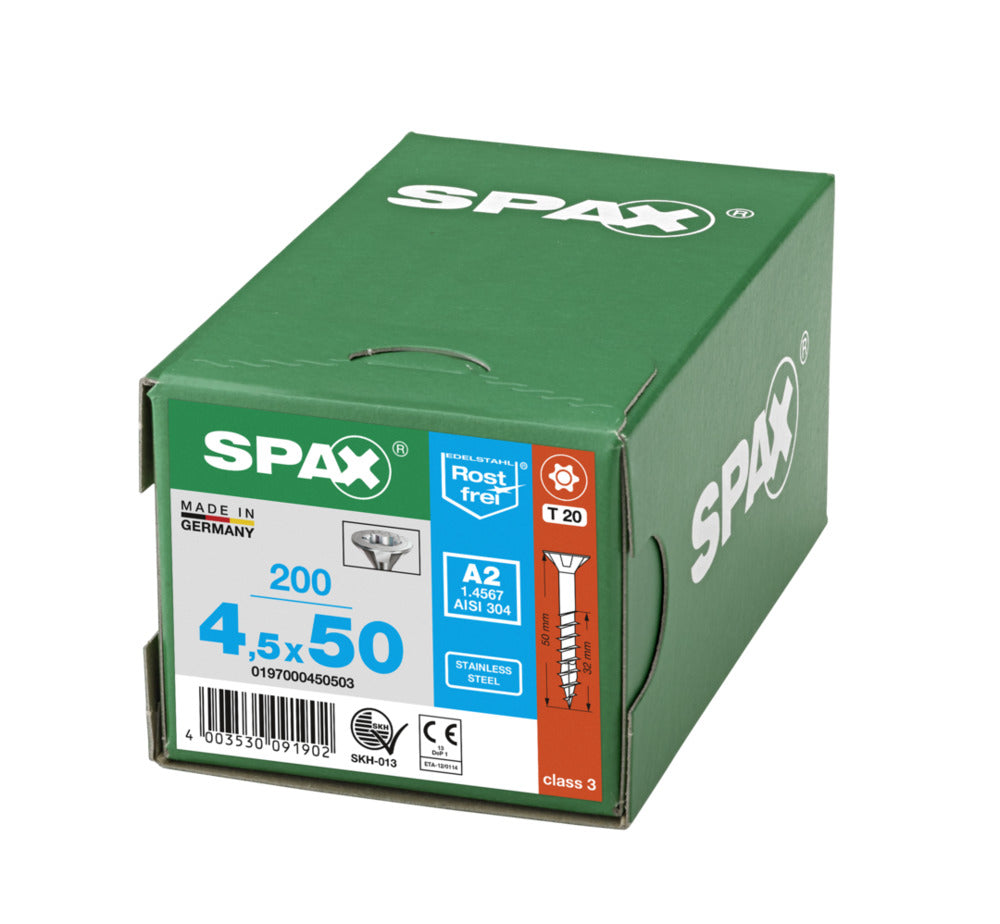 SPAX Universele Schroef RVS A2 VK Deeldraad-918505