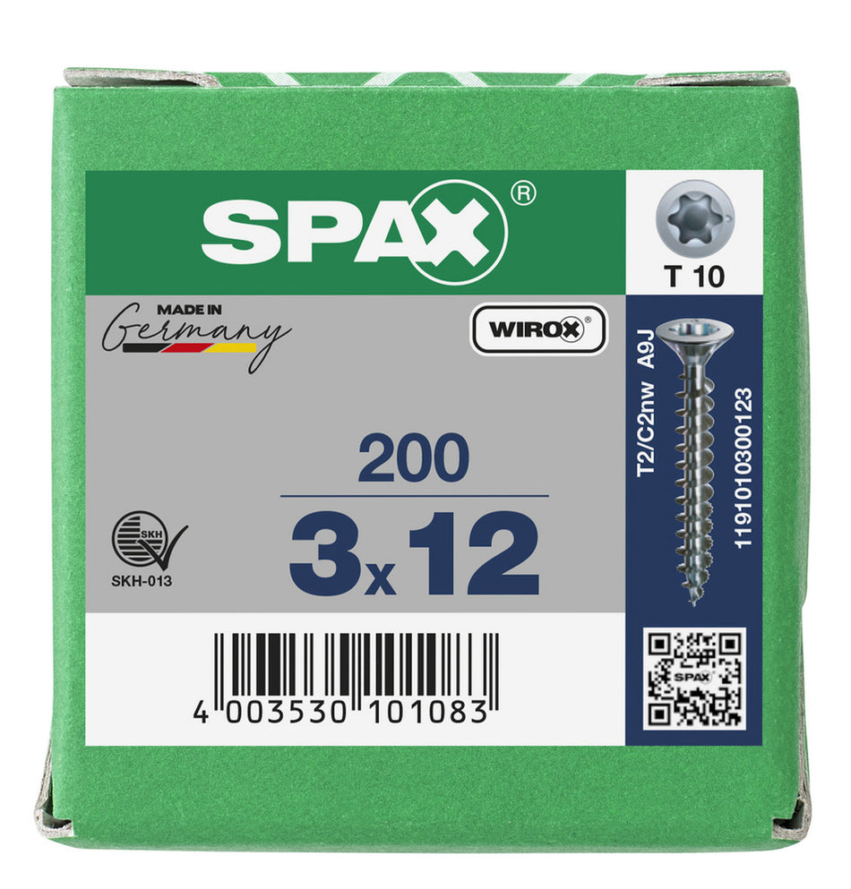 SPAX Universele Schroef Verzinkt VK Voldraad 200st-918515