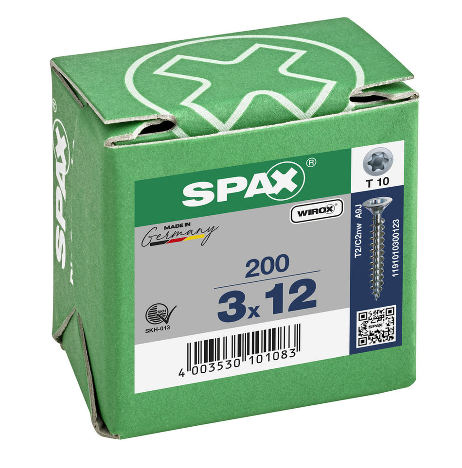 SPAX Universele Schroef Verzinkt VK Voldraad 200st-918515