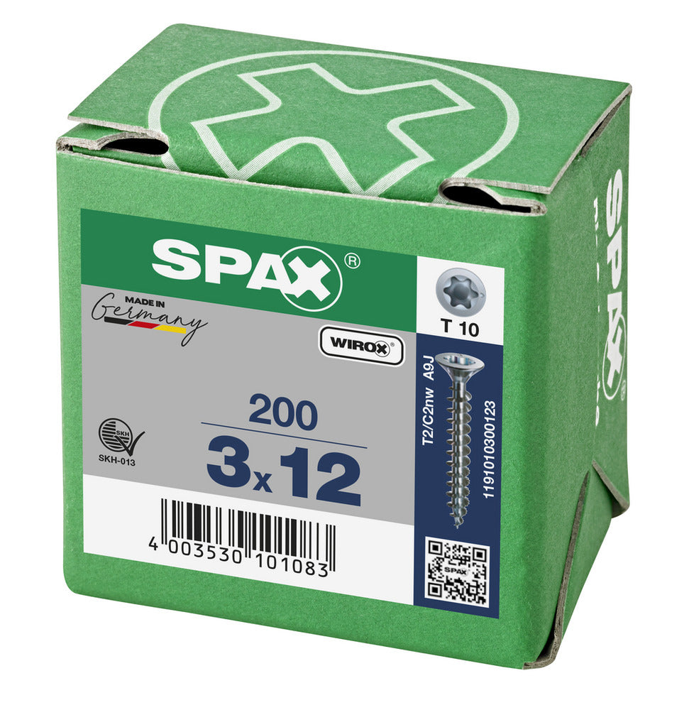 SPAX Universele Schroef Verzinkt VK Voldraad 200st-918515