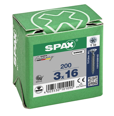 SPAX Universele Schroef Verzinkt VK Voldraad 200st-918516