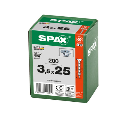 SPAX Universele Schroef Verzinkt VK Voldraad 200st-918543
