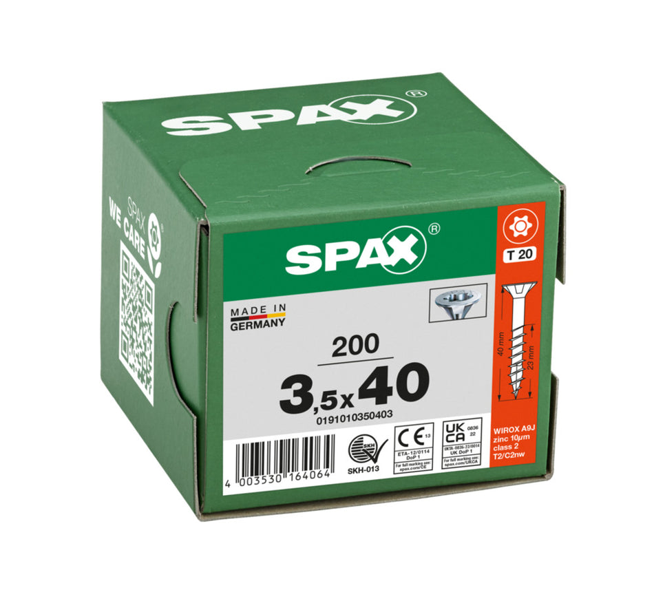 SPAX Universele Schroef Verzinkt VK Deeldraad T-Star Plus T20-918569