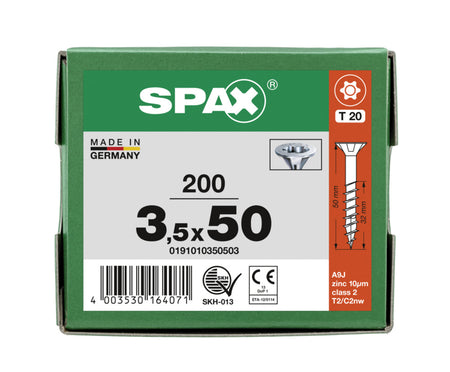SPAX Universele Schroef Verzinkt VK Deeldraad T-Star Plus T20-918570