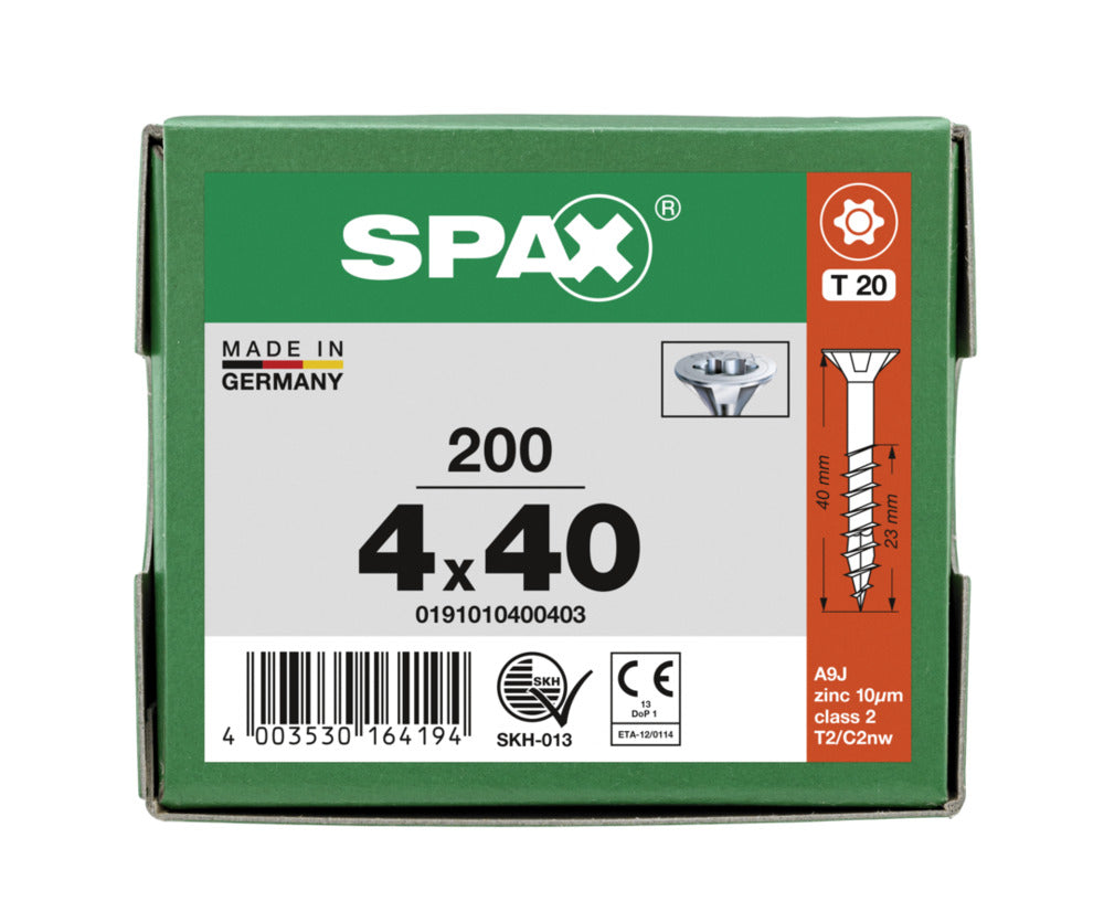 SPAX Universele Schroef Verzinkt VK Deeldraad T-Star Plus T20-918573