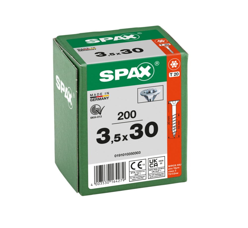 SPAX Universele Schroef Verzinkt VK Deeldraad T-Star Plus T20-918575
