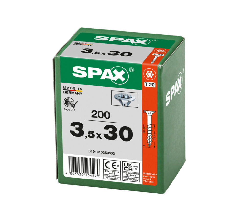 SPAX Universele Schroef Verzinkt VK Deeldraad T-Star Plus T20-918575