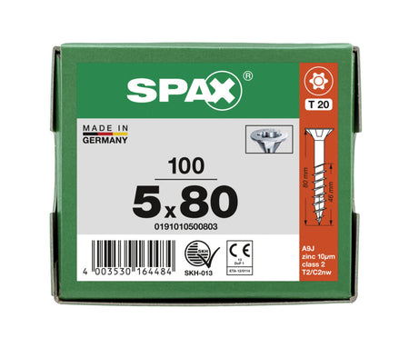 SPAX Universele Schroef Verzinkt VK Deeldraad T-Star Plus T20-918581
