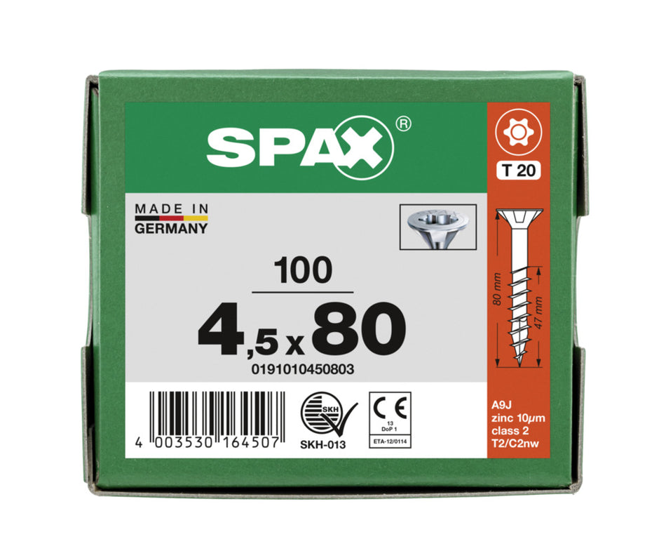 SPAX Universele Schroef Verzinkt VK Deeldraad T-Star Plus T20-918583