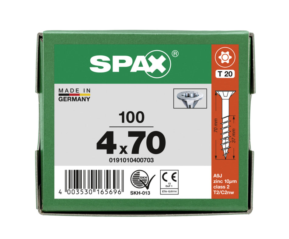 SPAX Universele Schroef Verzinkt VK Deeldraad T-Star Plus T20-918588