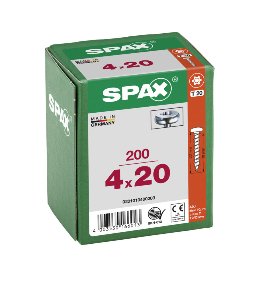 SPAX Universele Schroef Verzinkt BK Voldraad T20-918590
