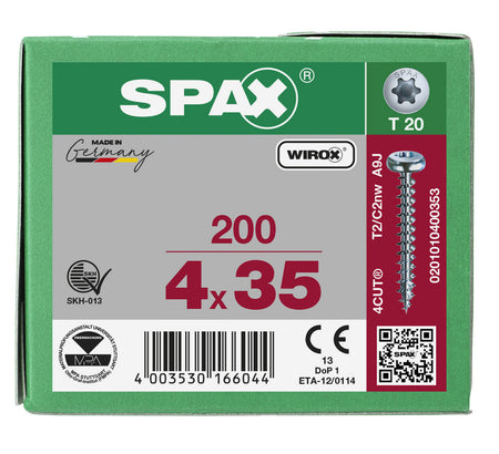 SPAX Universele Schroef Verzinkt BK Voldraad T20-918593