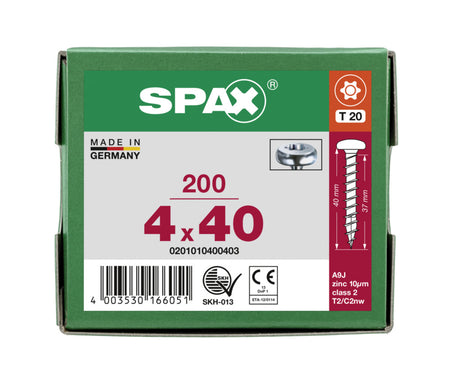 SPAX Universele Schroef Verzinkt BK Voldraad T20-918594