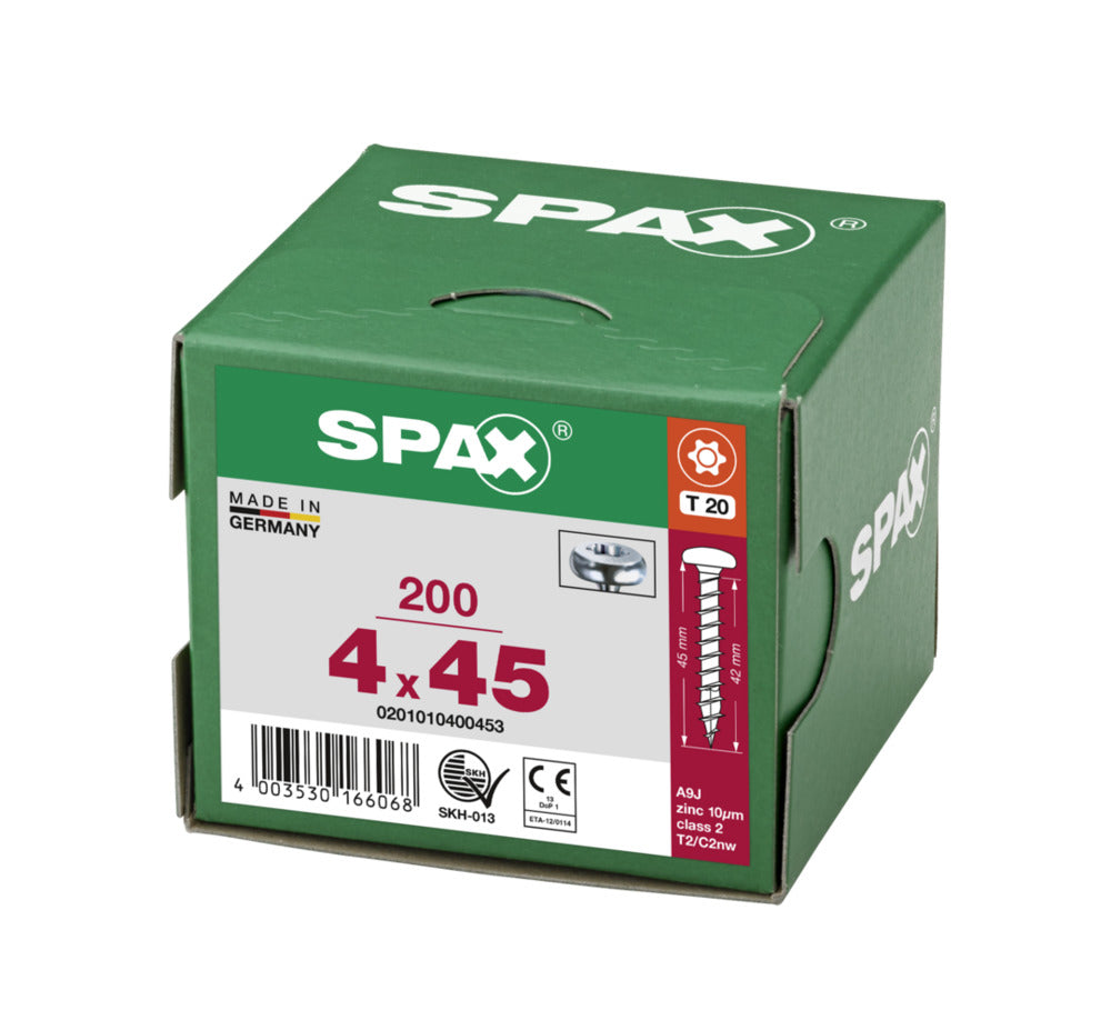 SPAX Universele Schroef Verzinkt BK Voldraad T20-918595