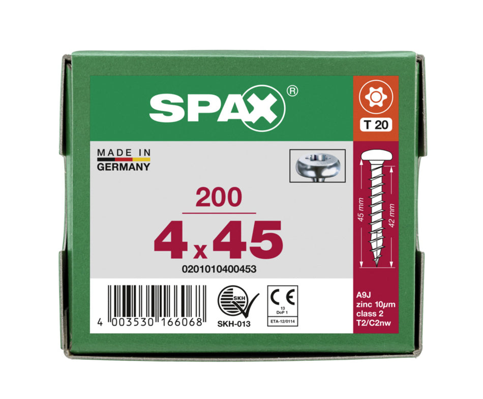 SPAX Universele Schroef Verzinkt BK Voldraad T20-918595