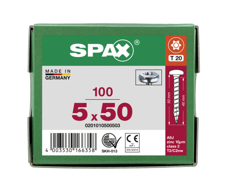 SPAX Universele Schroef Verzinkt BK Voldraad T20-918596