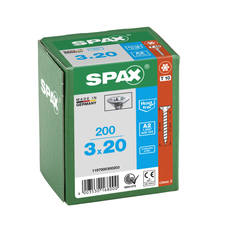 SPAX Universele Schroef RVS A2 VK Voldraad 200st-918597