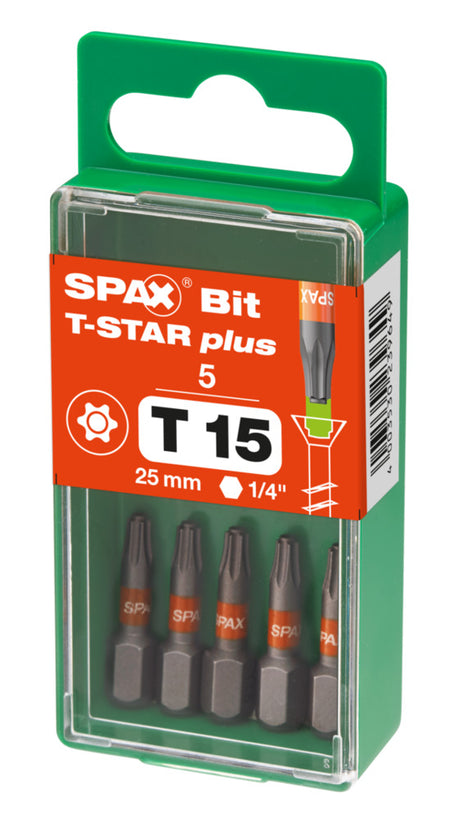 SPAX Bit T-STAR Plus S 25mm 5st-918623