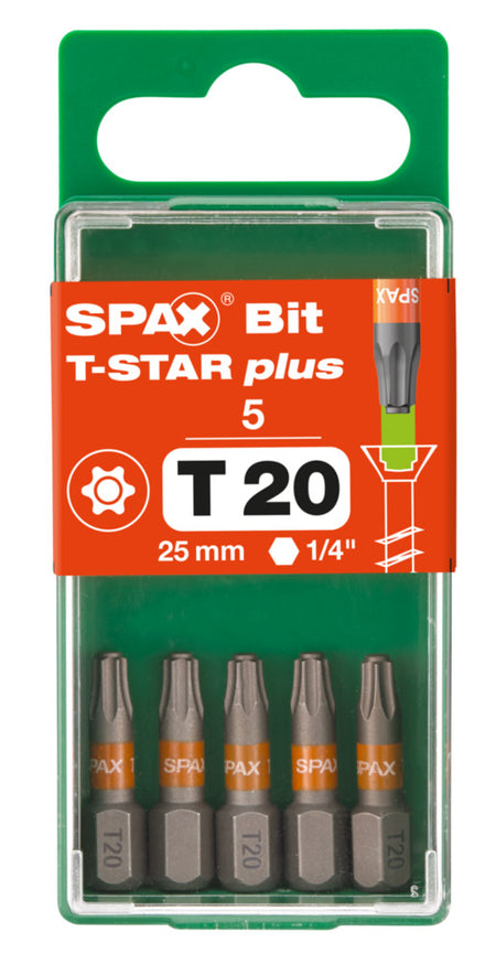 SPAX Bit T-STAR Plus S 25mm 5st-918624