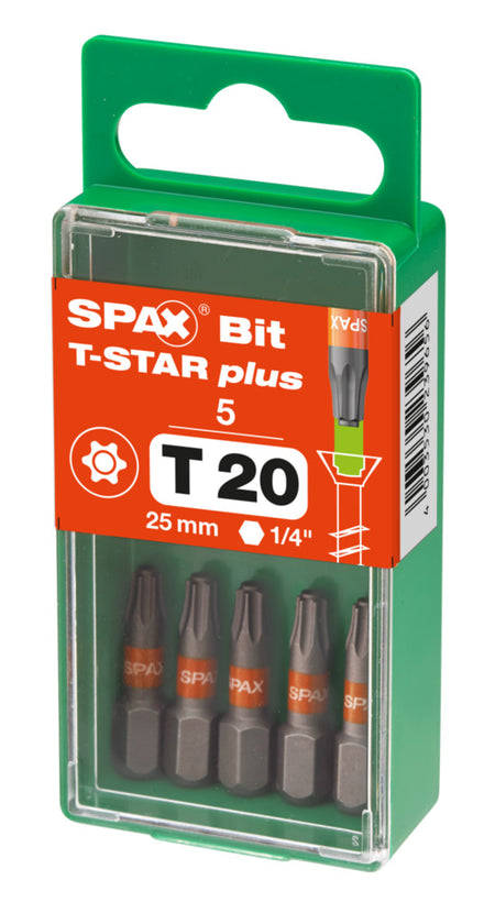 SPAX Bit T-STAR Plus S 25mm 5st-918624
