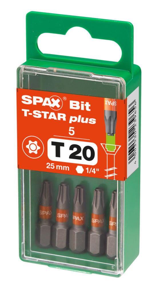 SPAX Bit T-STAR Plus S 25mm 5st-918624
