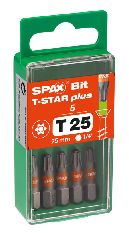 SPAX Bit T-STAR Plus S 25mm 5st-918625