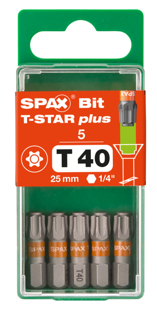 SPAX Bit T-STAR Plus S 25mm 5st-918627