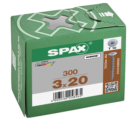 SPAX Achterwandschroef Verzinkt Voldraad 300st-918645