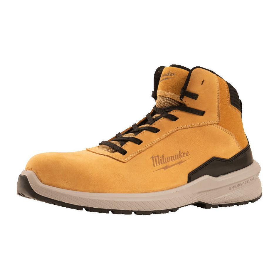 Milwaukee Flextred Werkschoenen Beige S3 Mid ESD SC FO SR Maat 45-919200