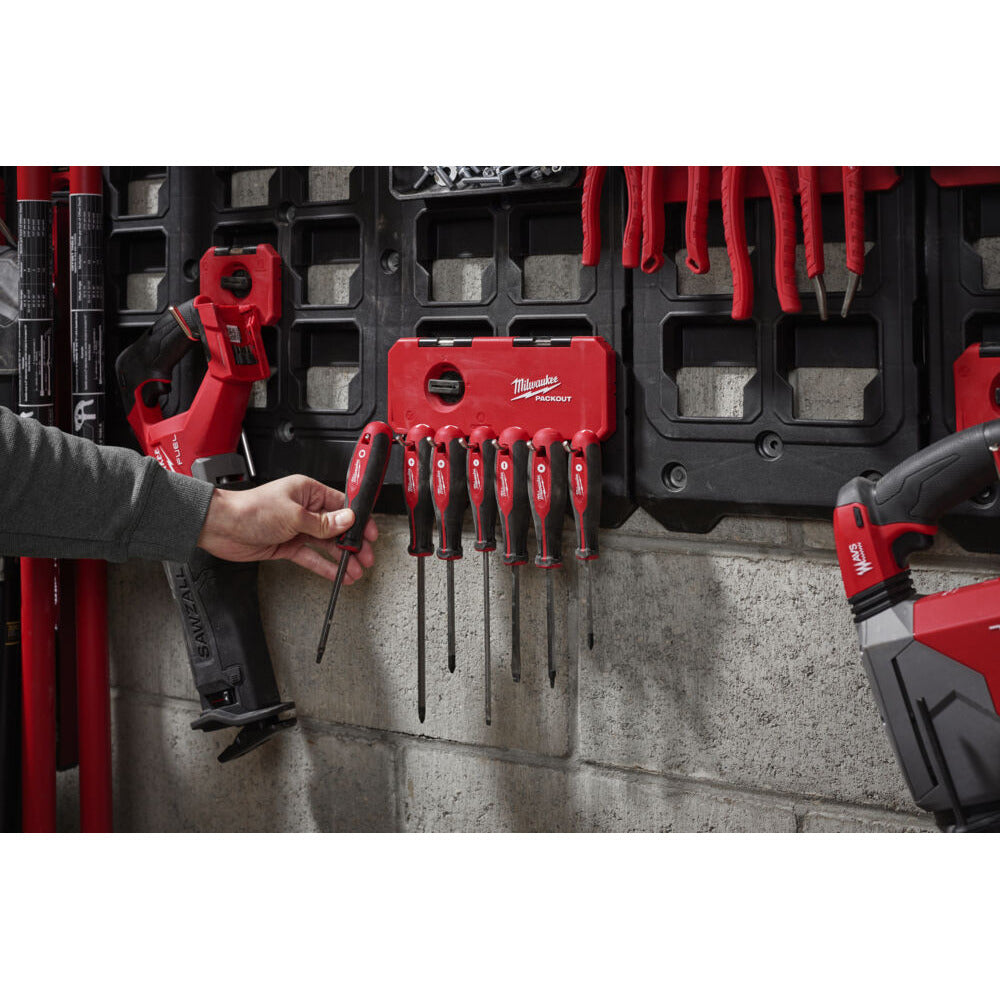 Milwaukee Packout Rechte Haakjes 7 Op Rij-920998