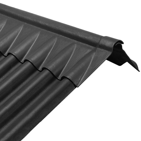 Eternit K-nokstuk Golfplaat Ecolor 76 177/51 Vezelcement Donkergrijs 25x110cm-922217