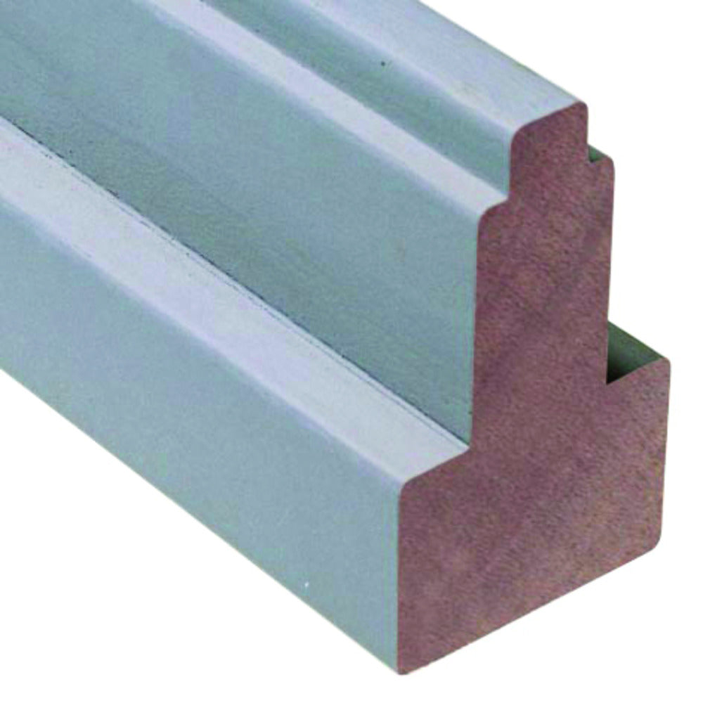 Kozijnprofiel B Hardhout Gegrond Grijs 66x110x1950mm FSC Mix 70%-922689