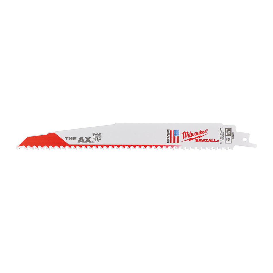 Milwaukee Reciprozaagblad Sawzall Hout AX 5-Tpi 5st-927752
